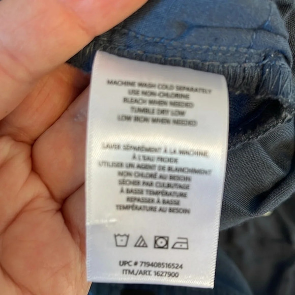 BANANA REPUBLIC NWT Blue Slim Fit Brushed Cotton Stretch Chinos Preppy 30x32 - Picture 10 of 13